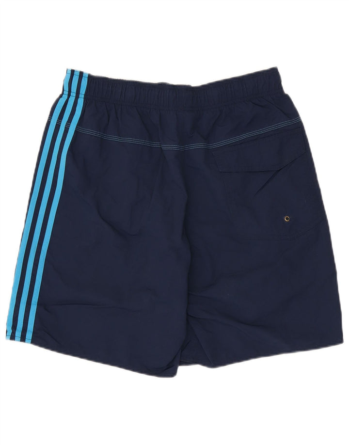 Męskie spodenki kąpielowe ADIDAS, średni granatowy poliester