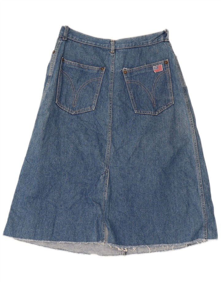 Damskie spodenki jeansowe DUKE W28 średni niebieski