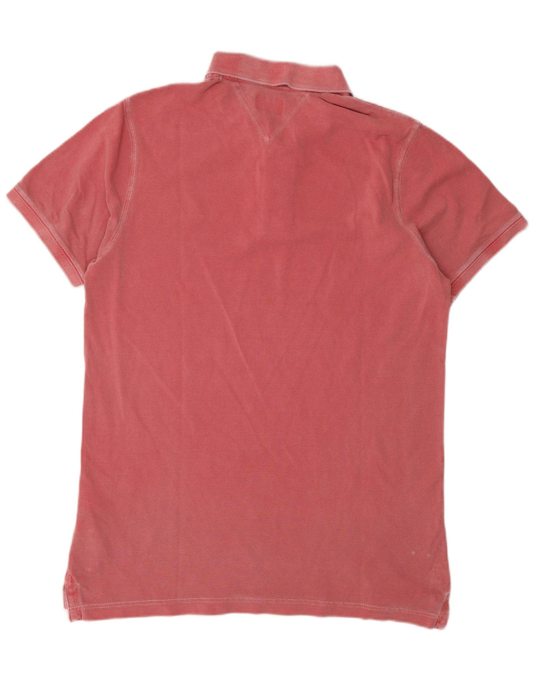 Męska koszulka polo Tommy Hilfiger, duża, czerwona, bawełniana