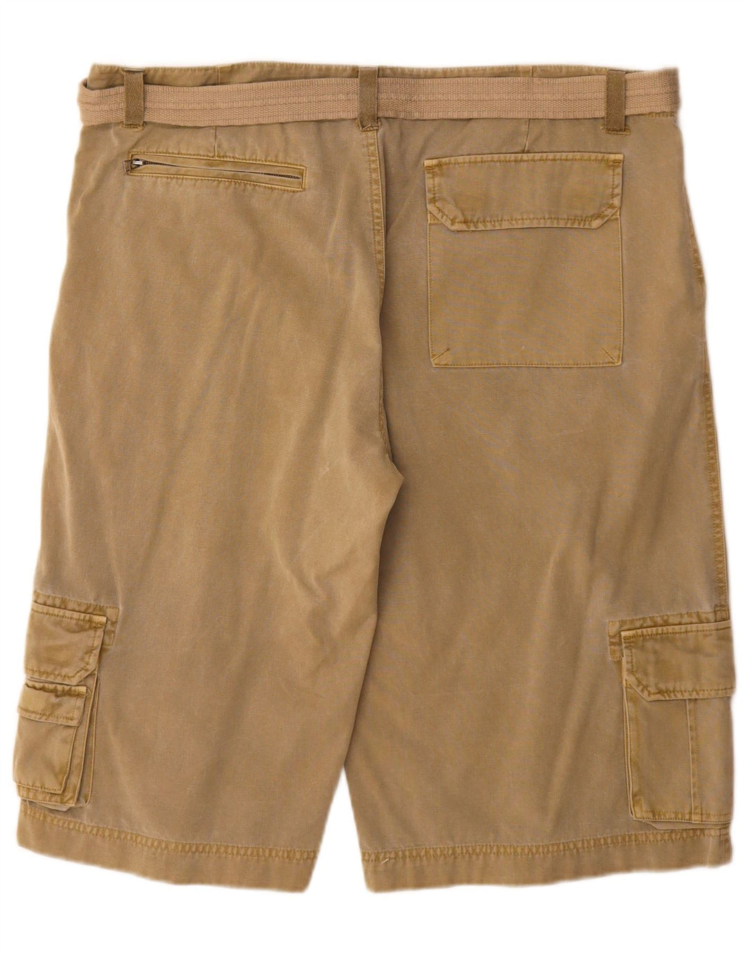 Męskie spodenki cargo Broadway W36, duże, bawełniane w kolorze khaki