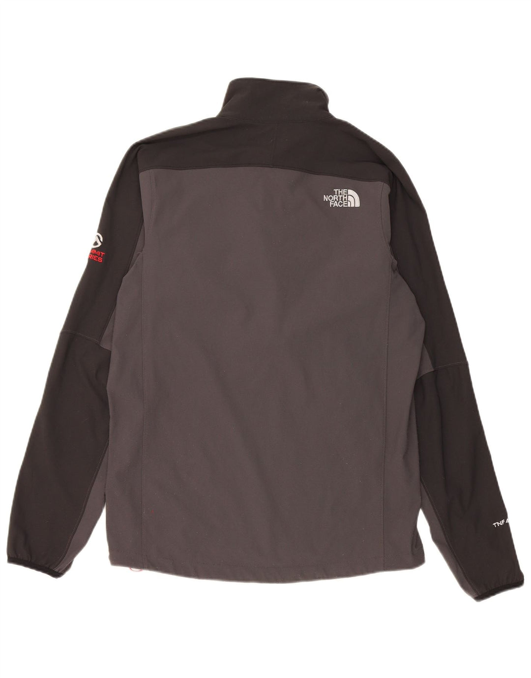 Męski dres The North Face z zamkiem błyskawicznym i małym szarym blokiem kolorów