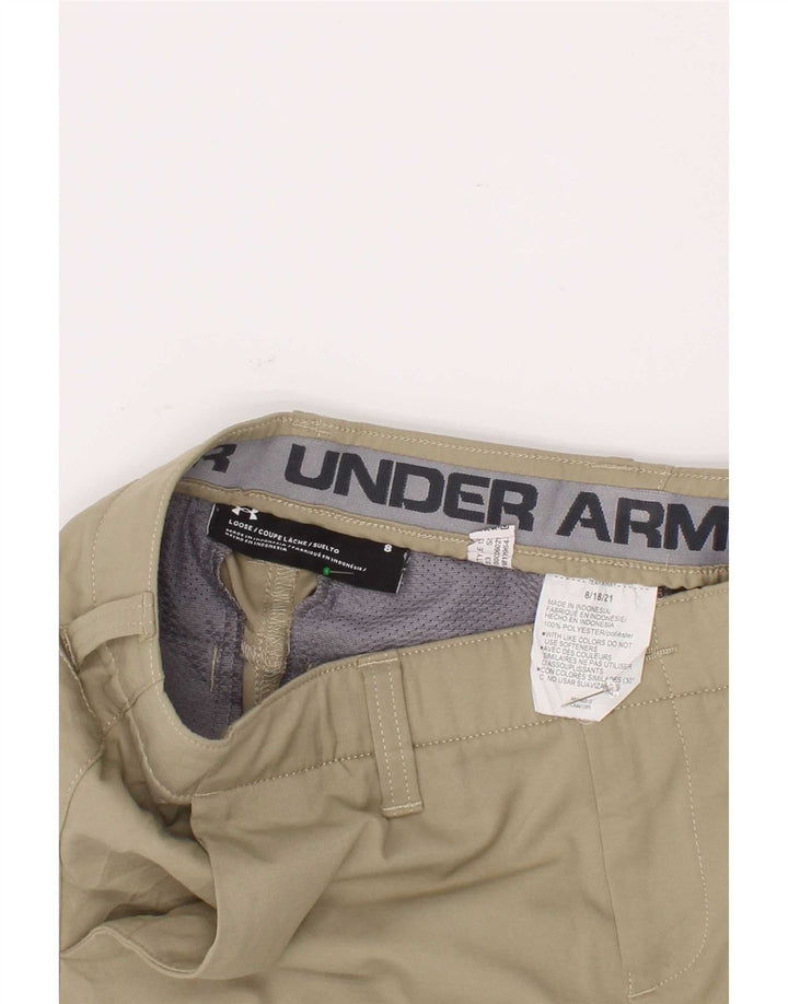 Chłopięce spodenki Chino Under Armour 7-8 lat W24 Khaki Poliester