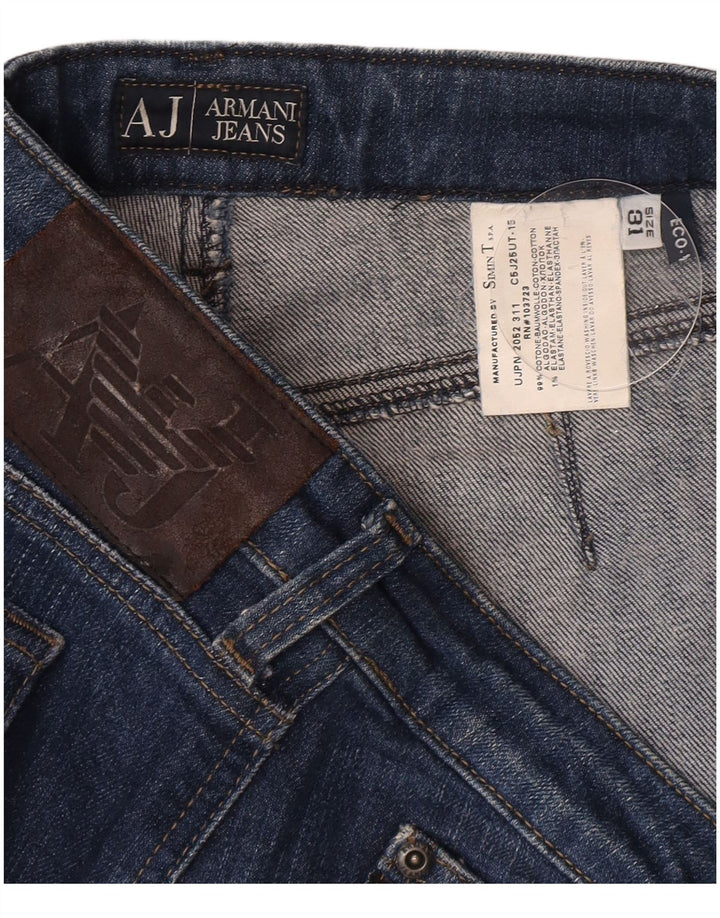 Damskie jeansy Bootcut Armani W31 L31 Niebieskie bawełniane