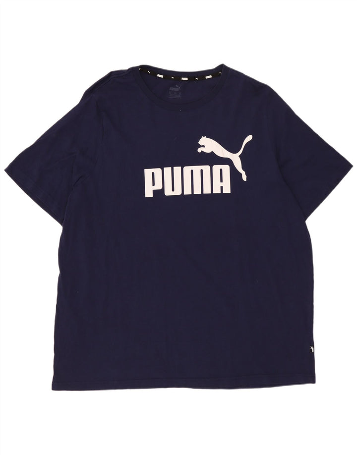 Męski T-shirt z grafiką PUMA Top 2XL Granatowy