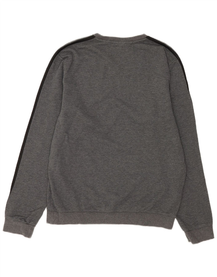Bluza męska Adidas, średnia szara bawełna