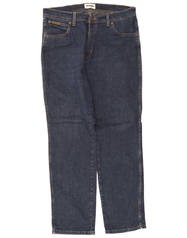 Męskie jeansy Wrangler W36 L30 Granatowe, bawełniane