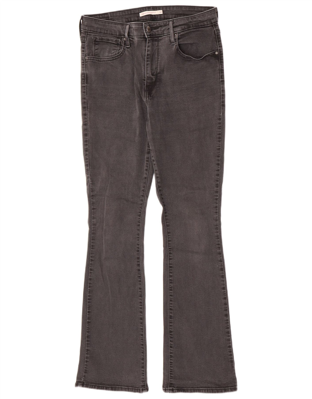 Damskie jeansy Levi's 725 z wysokim stanem Bootcut W32 L32 Szara bawełna