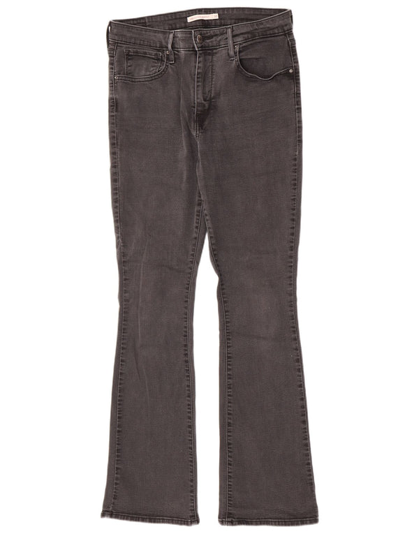 Damskie jeansy Levi's 725 z wysokim stanem Bootcut W32 L32 Szara bawełna