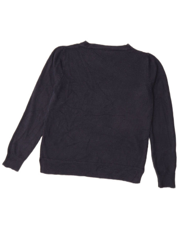 Sweter damski Marks & Spencer z okrągłym dekoltem, UK 12, średni granatowy