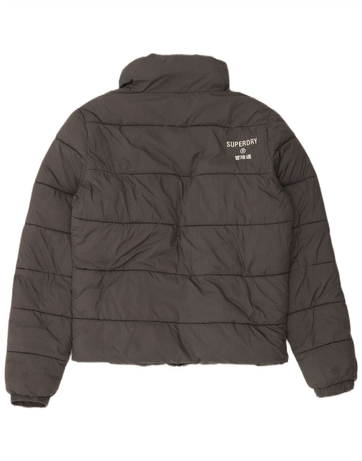 Męska ocieplana kurtka SUPERDRY UK 36 Small, szary nylon