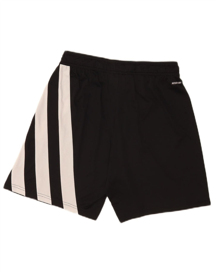Męskie spodenki sportowe Adidas z grafiką, średnie, czarne, poliestrowe
