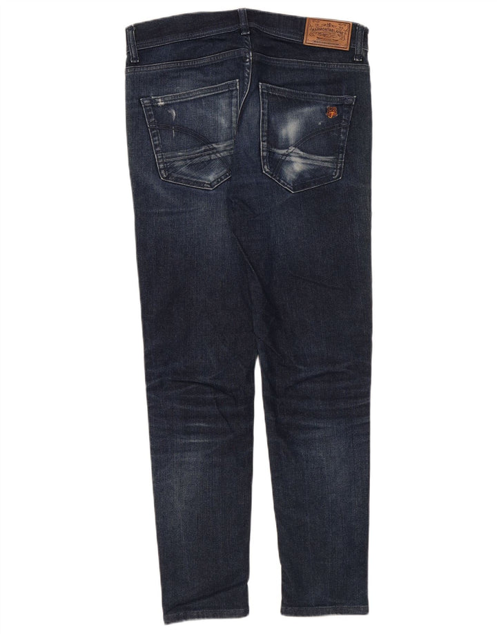 Harmont & Blaine Męskie jeansy slim W34 L29 Granatowa bawełna