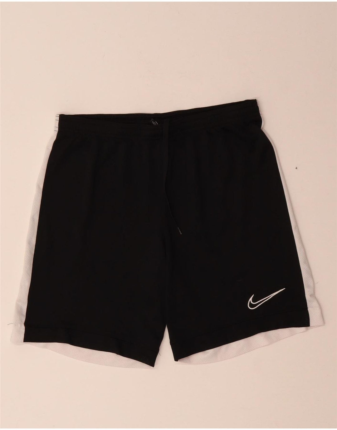 Damskie spodenki sportowe Nike Dri Fit UK 14, poliester w kolorze średniej czerni