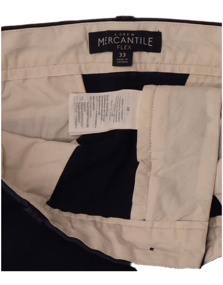Męskie spodenki chino J. Crew Flex Regular Fit W33 Średni granatowy, bawełniany