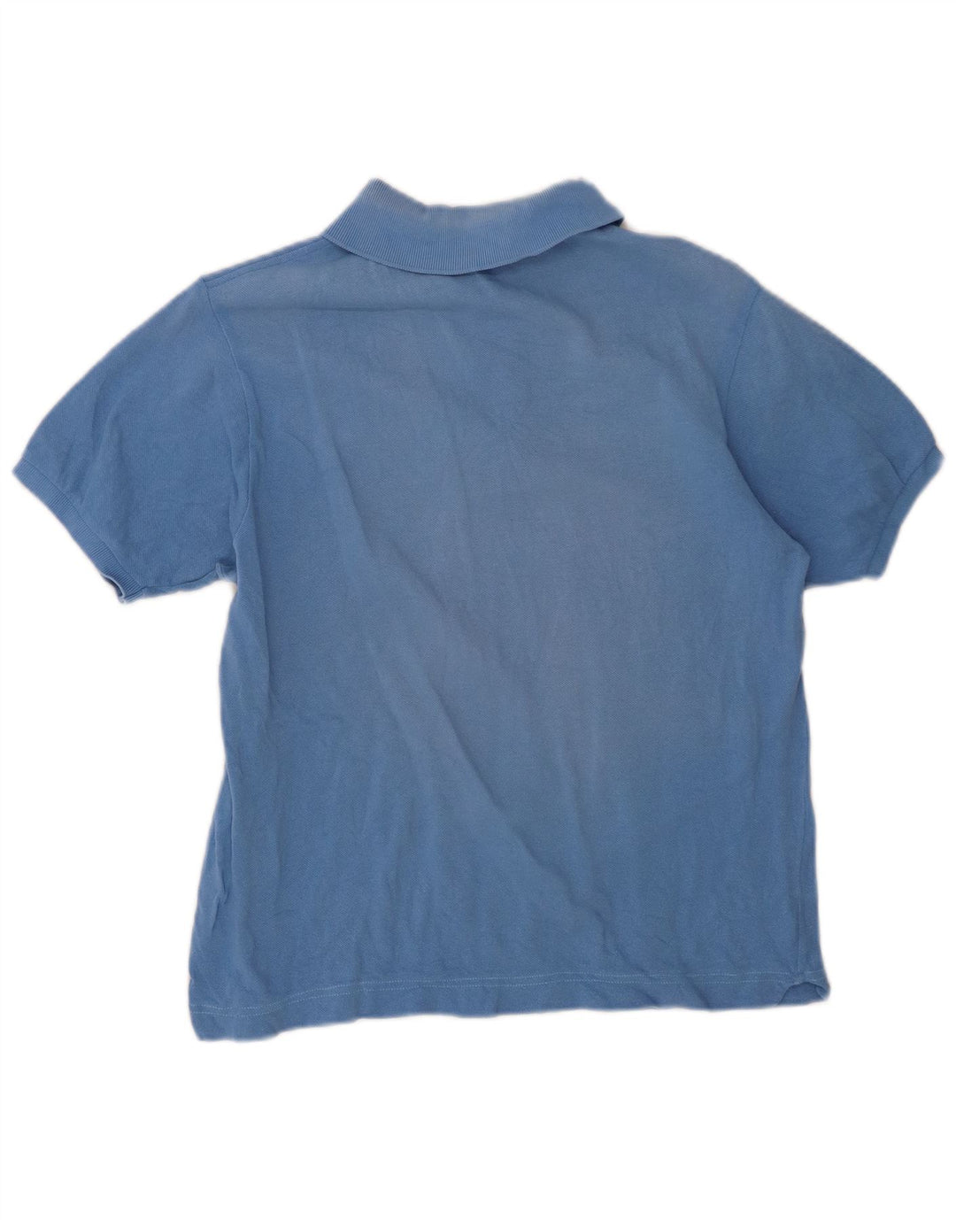 LACOSTE Mens Polo Shirt Size 5 Large Blue Cotton
