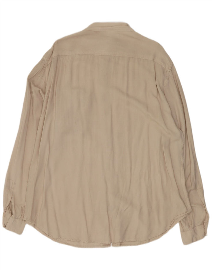 Koszula męska C&A rozmiar 43/44 XL, beżowa wiskoza