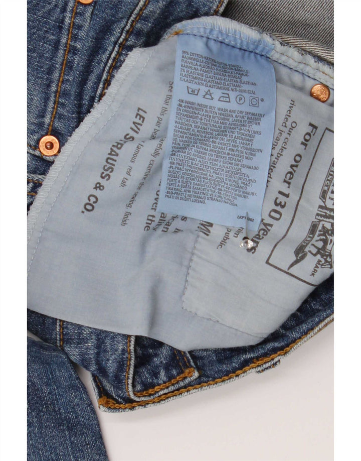 Damskie jeansy Levi's 525 Bootcut W33 L34 Niebieska bawełna