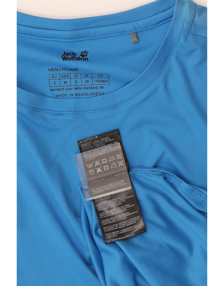 T-shirt męski Jack Wolfskin Top UK 38 Small Blue Polyester
