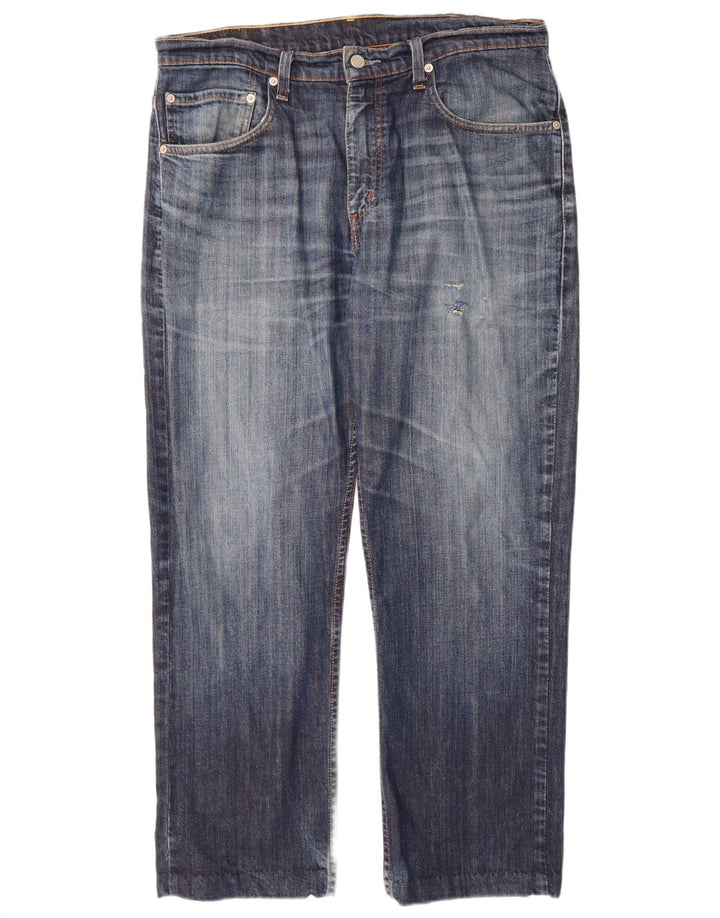 Męskie proste dżinsy Levi's W33 L30 Niebieskie bawełniane