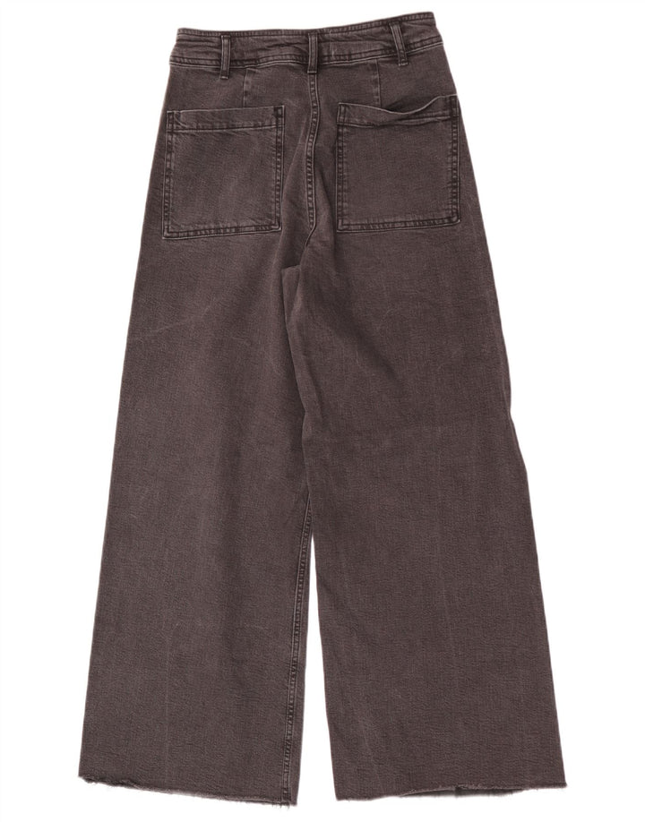 Damskie jeansy z szeroką nogawką Zara EU 40 Medium W30 L29 Czarne