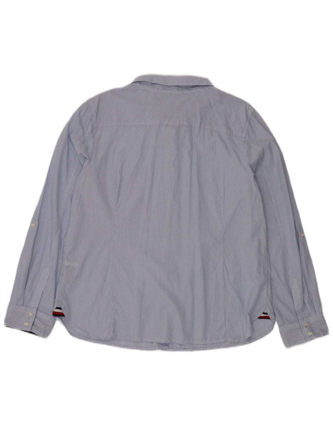 Koszula damska TOMMY HILFIGER UK 20 2XL Niebieska, bawełniana w prążki