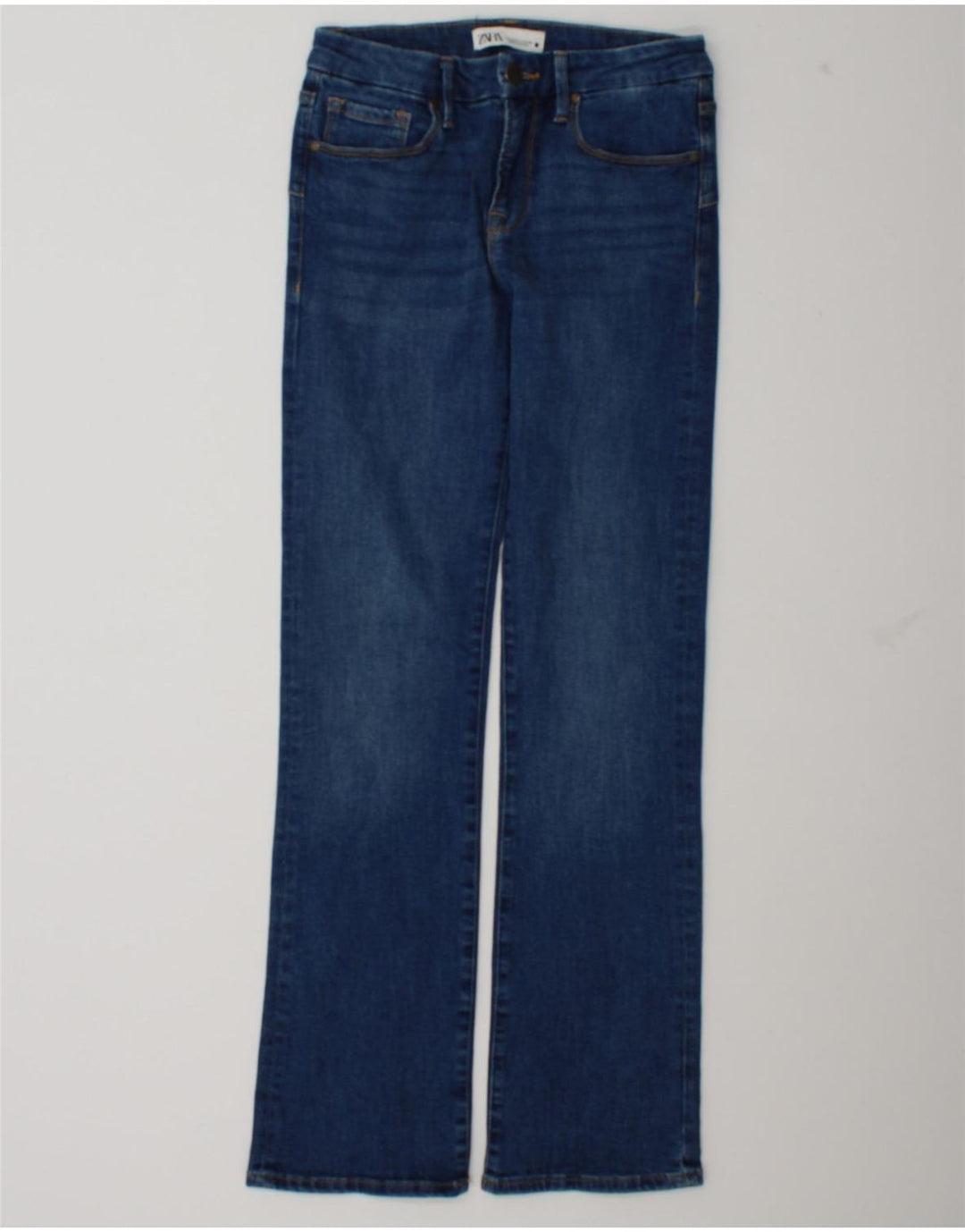Damskie jeansy Bootcut Zara EU 38 Small W28 L32 Niebieskie bawełniane