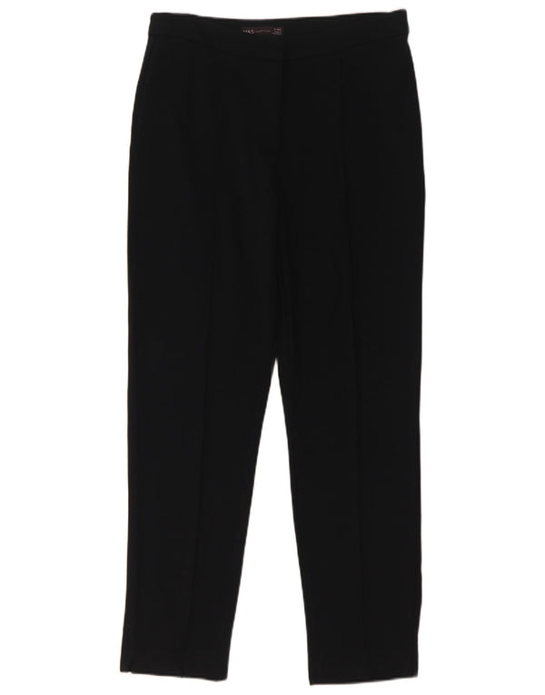 Spodnie damskie Marks & Spencer Slim Casual UK 10 Small W29 L28 Granatowe