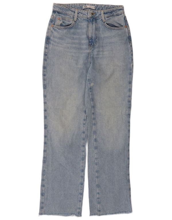 Damskie proste dżinsy Zara EU 36 XS W26 L29 Niebieskie