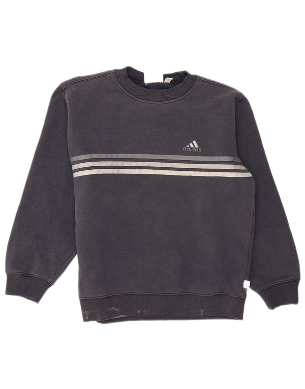Damska bluza Adidas Jumper UK 14 Średni granatowy w paski
