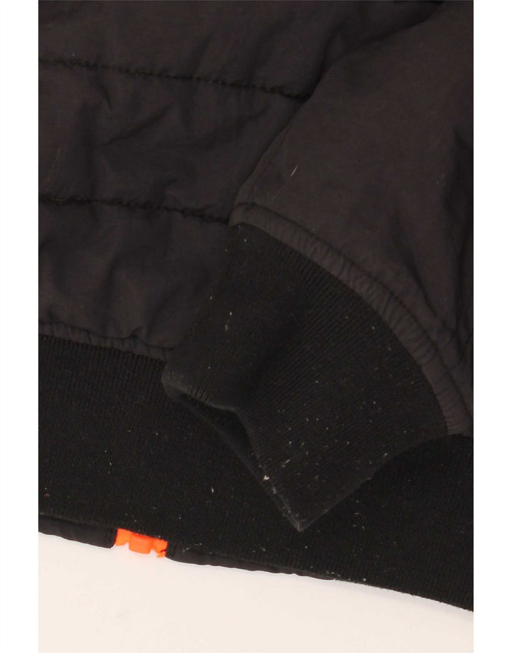 Męska ocieplana kurtka Superdry UK 38 Średni czarny nylon