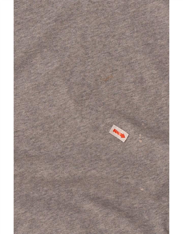 Męski top CHAMPION z długim rękawem XL, szary, bawełniany