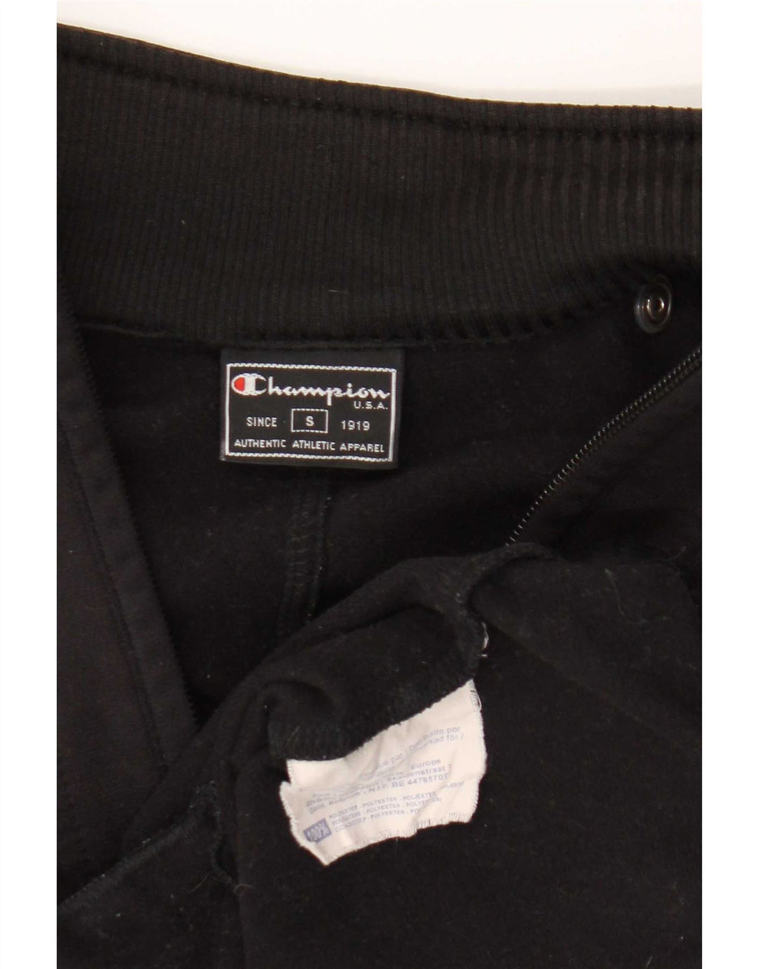 Damska kurtka dresowa Champion Oversize UK 10, mała, czarna, poliestrowa