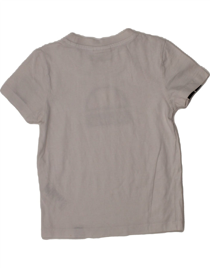 ELLESSE Boys Graphic T-Shirt Top 3-4 Years White Cotton Vintage Ellesse and Second-Hand Ellesse from Messina Hembry 