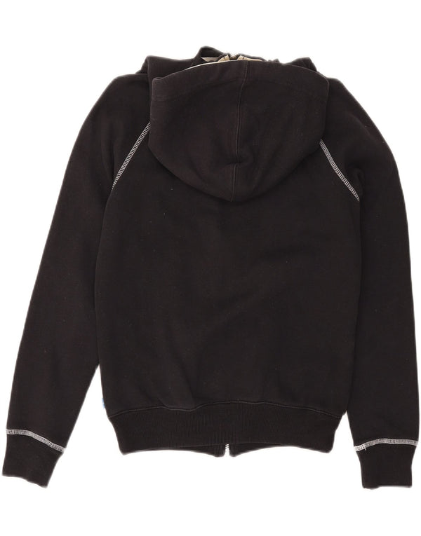 Damski sweter z kapturem i grafiką ADIDAS UK 10, mały, czarny, bawełniany