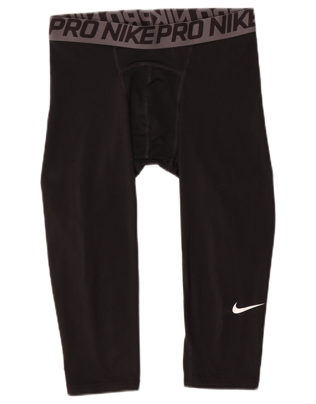 Męskie legginsy Nike Compression Graphic Capri, średnie czarne
