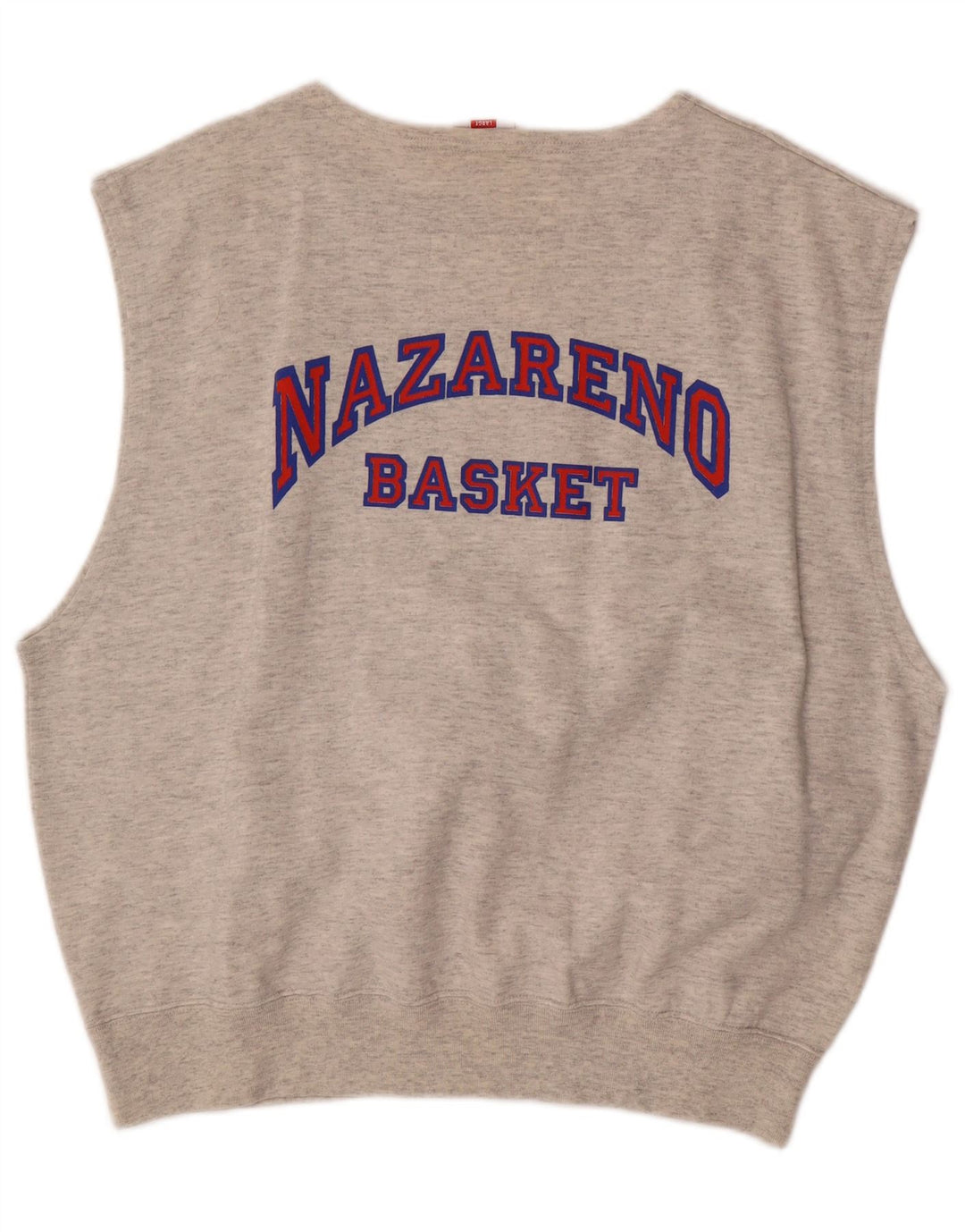 Męska kamizelka z grafiką CHAMPION, duża, szara, bawełniana