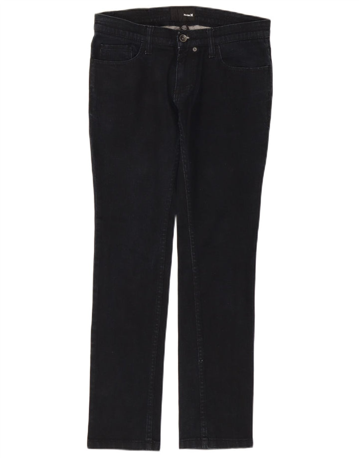 Damskie jeansy Hurley Slim W30 L29 Granatowe, bawełniane