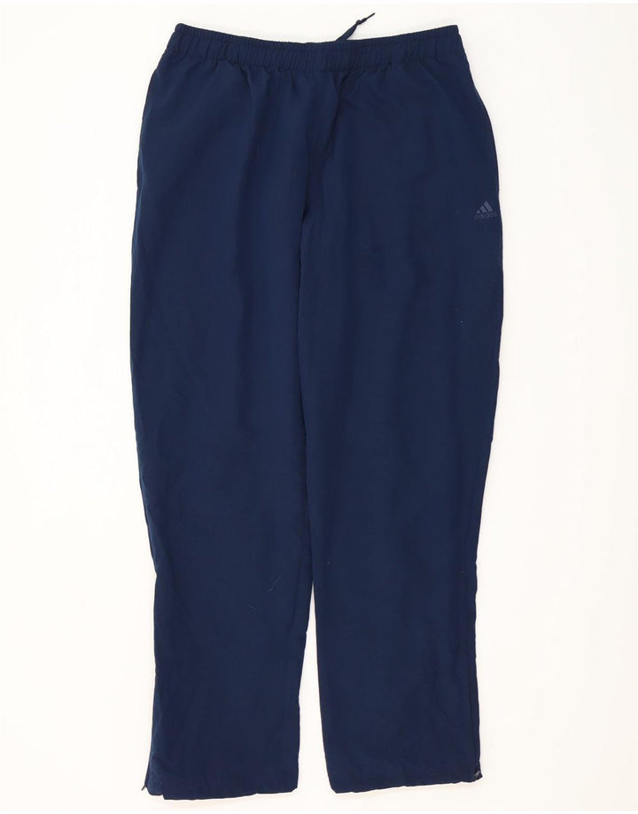 Męskie spodnie dresowe Adidas Climalite XL, granatowe, poliestrowe