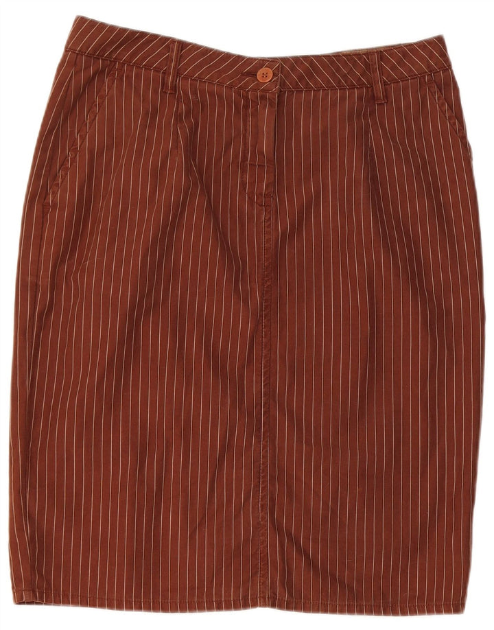 Damska spódnica ołówkowa Kappa IT 42 Medium W30 w brązowe paski