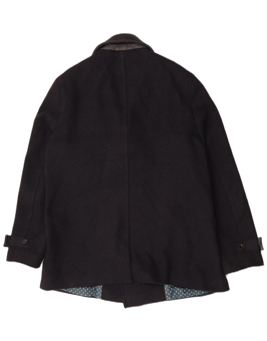 Płaszcz męski Ted Baker, rozmiar 6, 2XL, czarny, wełniany