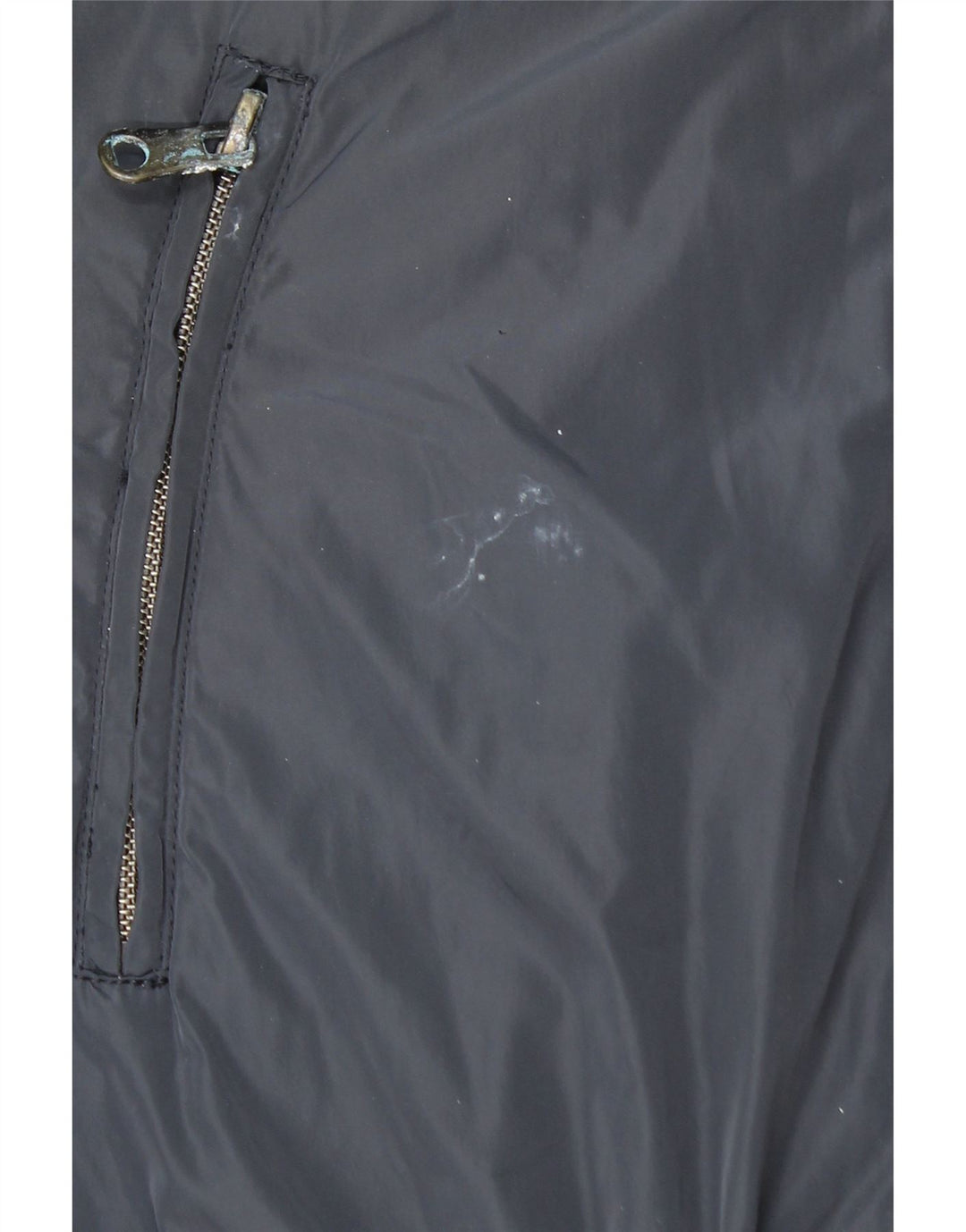 Damski płaszcz przeciwdeszczowy z kapturem BENETTON UK 10, mały, granatowy, poliester