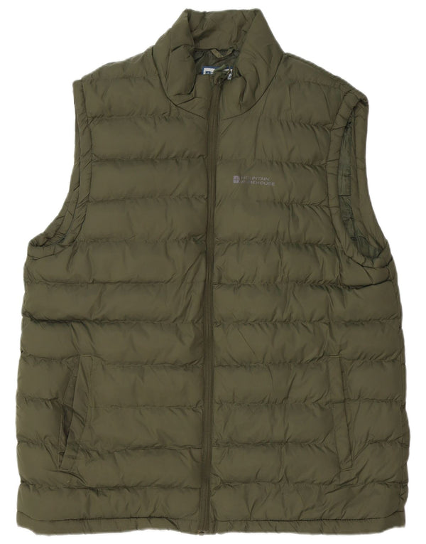 Męska wyściełana kamizelka MOUNTAIN WAREHOUSE UK 42 XL, nylon khaki