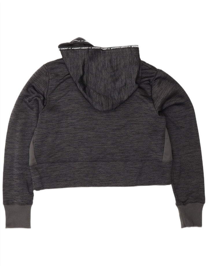 UNDER ARMOUR Damski sweter z kapturem, UK 14, średni szary, nakrapiany poliester