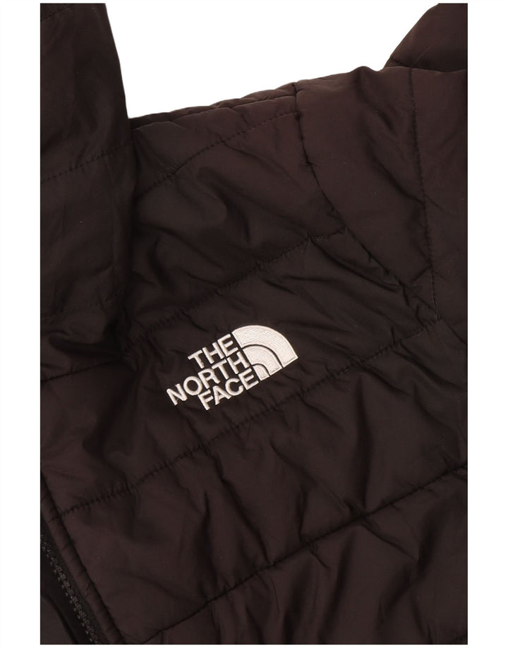 Wyściełana kurtka chłopięca z kapturem THE NORTH FACE 11-12 lat, czarna