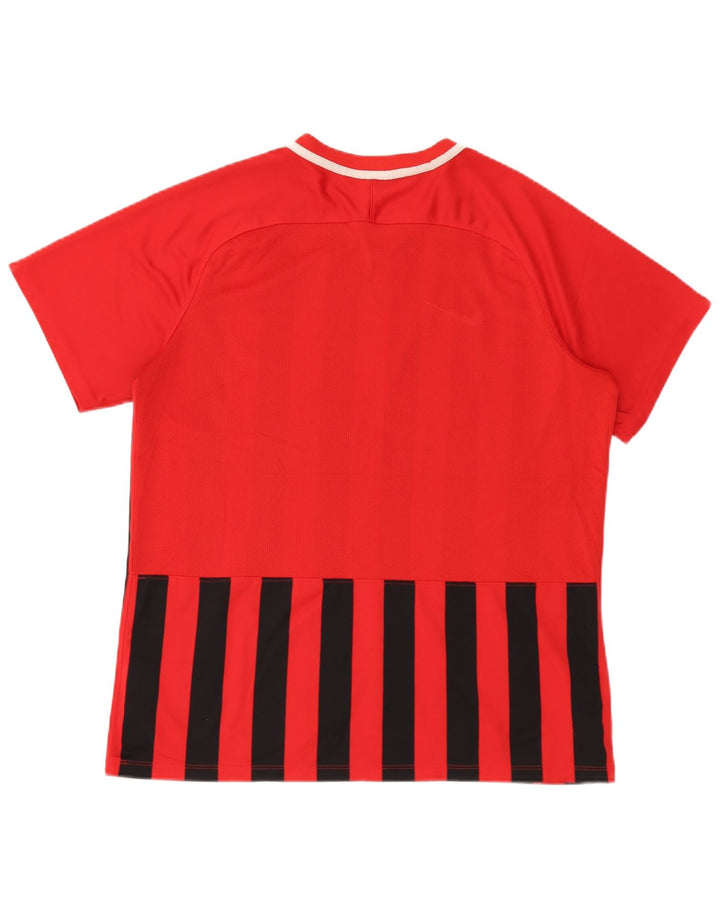 Męski T-shirt Nike Dri Fit Top XL, poliester w czerwone paski