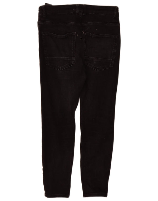 Męskie jeansy obcisłe Zara EU 42 Large W32 L27 Czarna bawełna