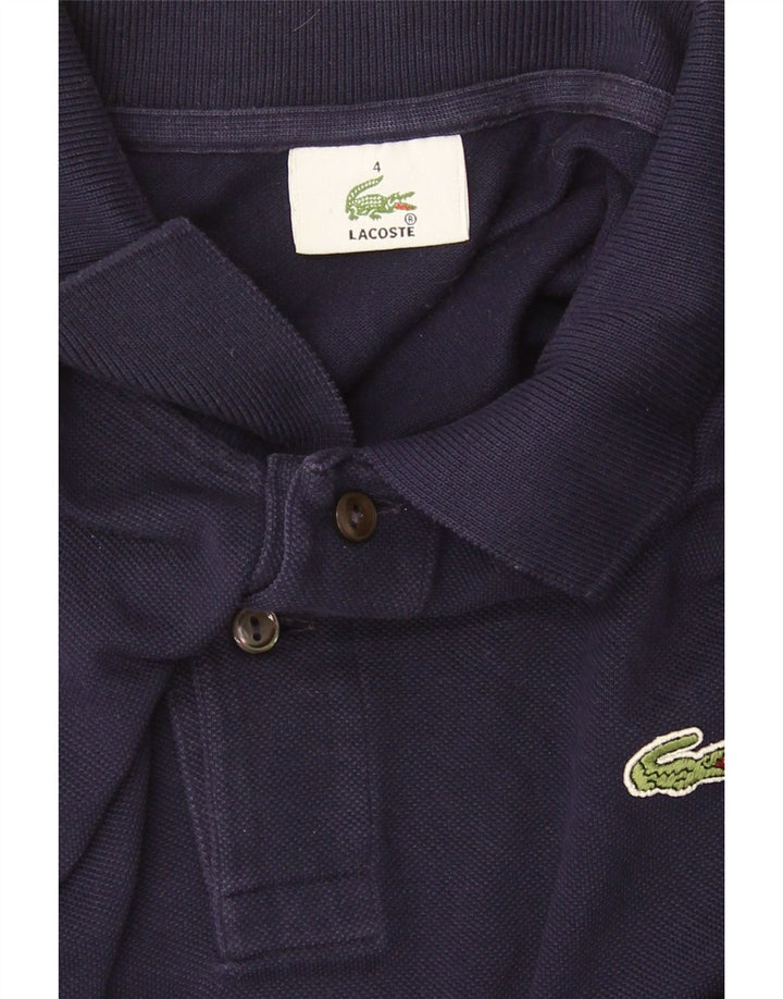 Męska koszulka polo Lacoste, rozmiar 4, średnia, granatowa, bawełniana