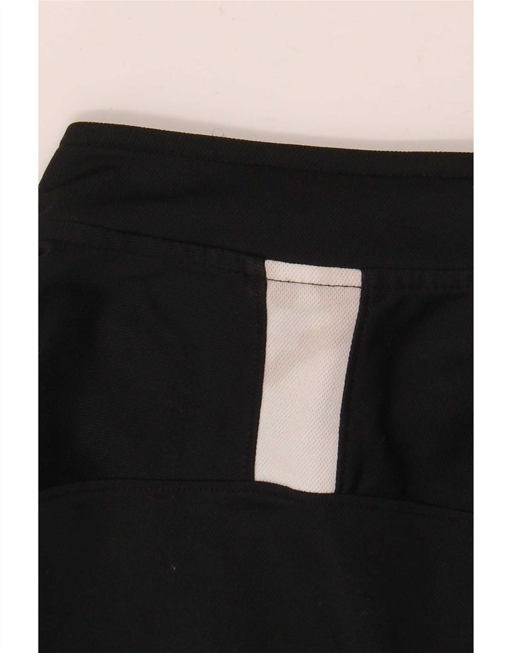 Adidas Męska bluza dresowa Dri Fit, mała czarna, poliestrowa z blokami kolorów