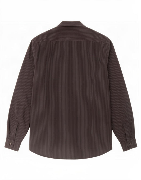 Hugo Boss Mens Slim Fit koszula rozmiar 41/42 Duża bawełna w prążki