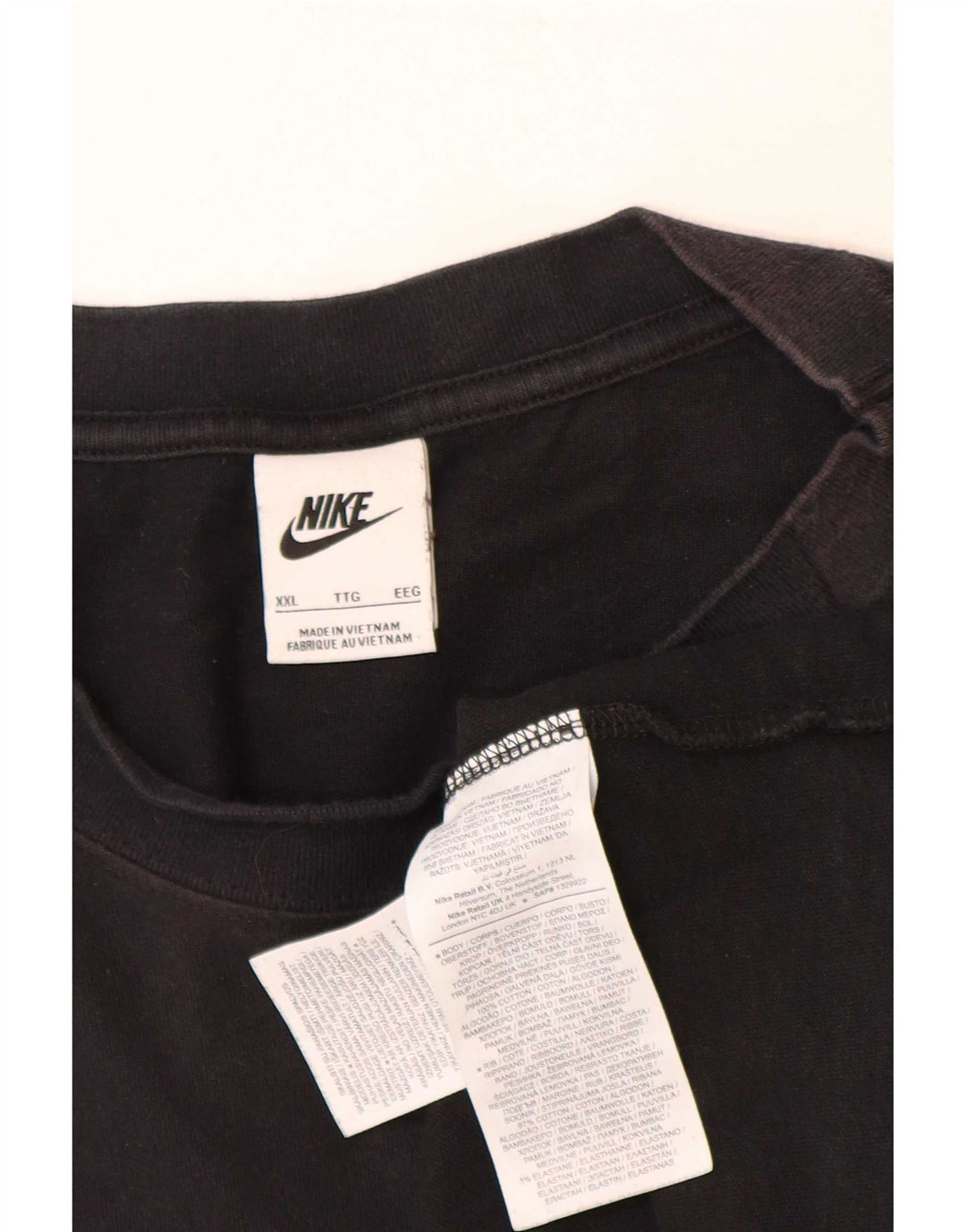 Koszulka męska Nike, 2XL, czarna, bawełniana